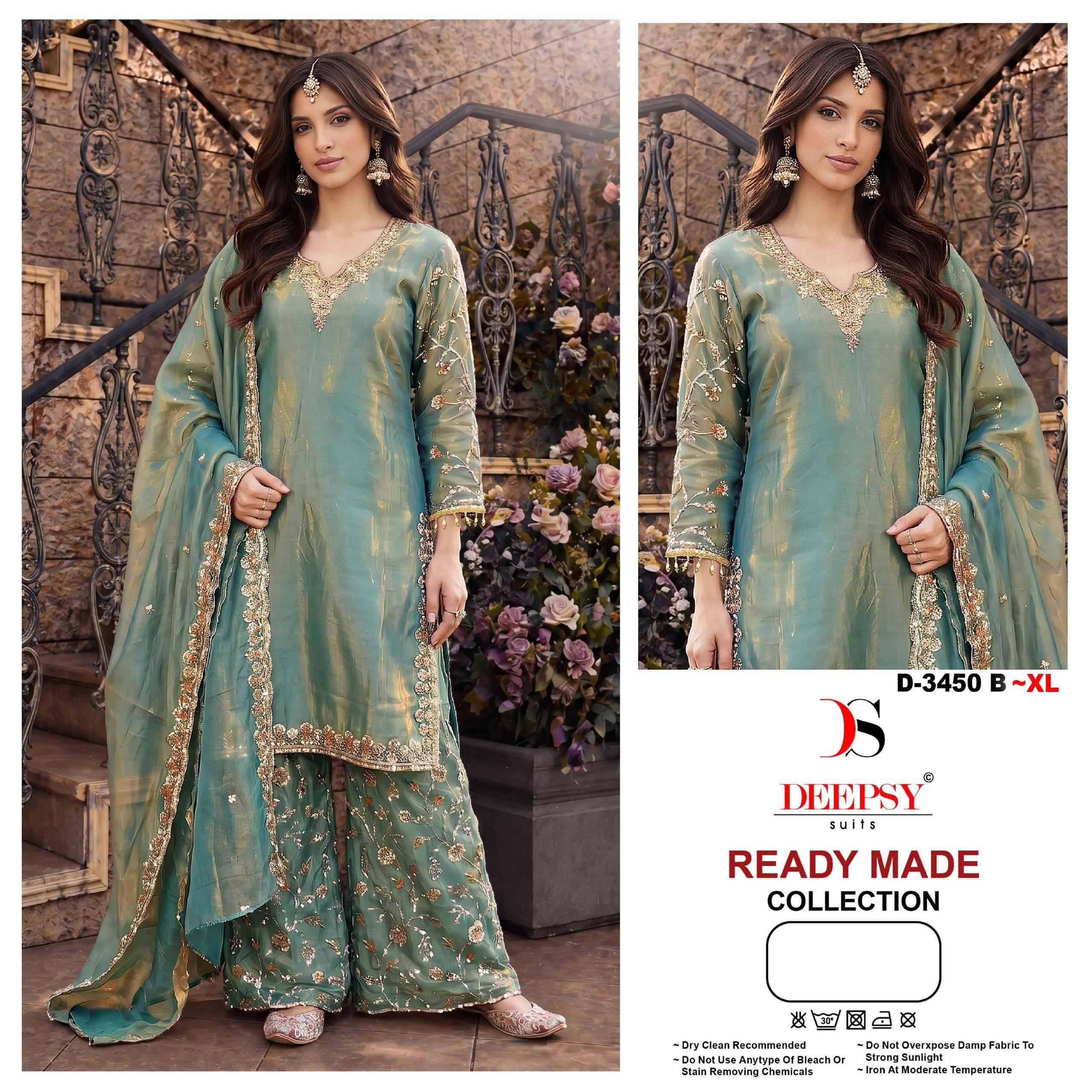 D-3450 by DEEPSY SUITS Pakistani Stylish Beautiful Colourful Printed & Embroidered Party Wear & Occasional Wear Pure cotton Dresses At Wholesale Price